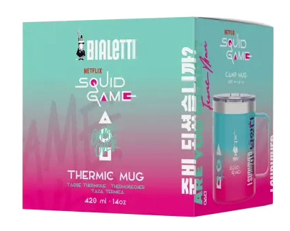 Bialetti Squid Game thermo bögre, 420 ml