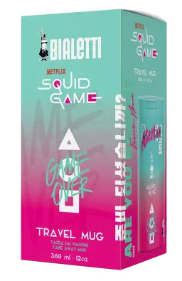 Bialetti Squid Game utazó bögre, 360 ml