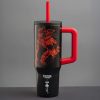 Bialetti Stranger Things - füles tumbler szívószállal 900ml