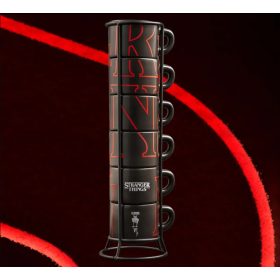 Bialetti Stranger Things - csésze szett állványban