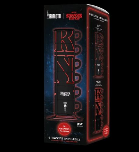 Bialetti Stranger Things - csésze szett állványban