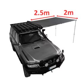 Offroad Oldalsó napellenző 2 × 2,5 m világítással