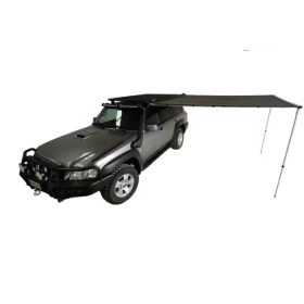   Offroad Oldalsó napellenző 2 m széles x 3 m nyitott, terep szürke