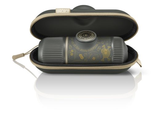 Wacaco Nanopresso Dark Souls hordozható kávéfőző, Szürke + kemény védőtok