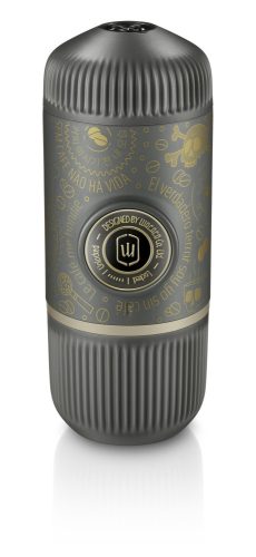 Wacaco Nanopresso Dark Souls hordozható kávéfőző, Szürke + kemény védőtok