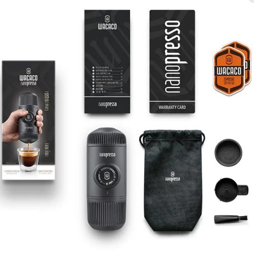 Wacaco Nanopresso hordozható kávéfőző - szürke