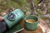 Wacaco Nanopresso hordozható kávéfőző őrölt kávéhoz, Mohazöld + kemény védőtok